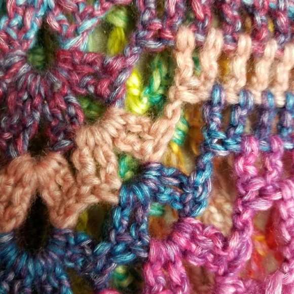 SOLD OUT Bohemian Rainbow Maxi Mandala Cardigan - Picture 6 of 10